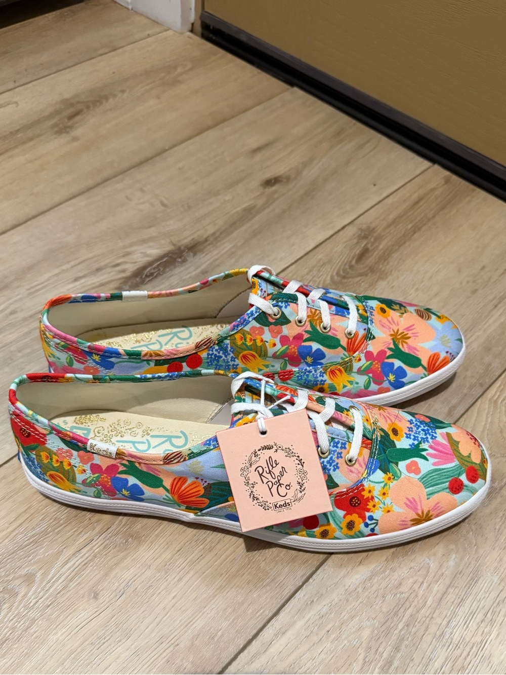 Keds floral Canvas Sneakers - rifle paper co